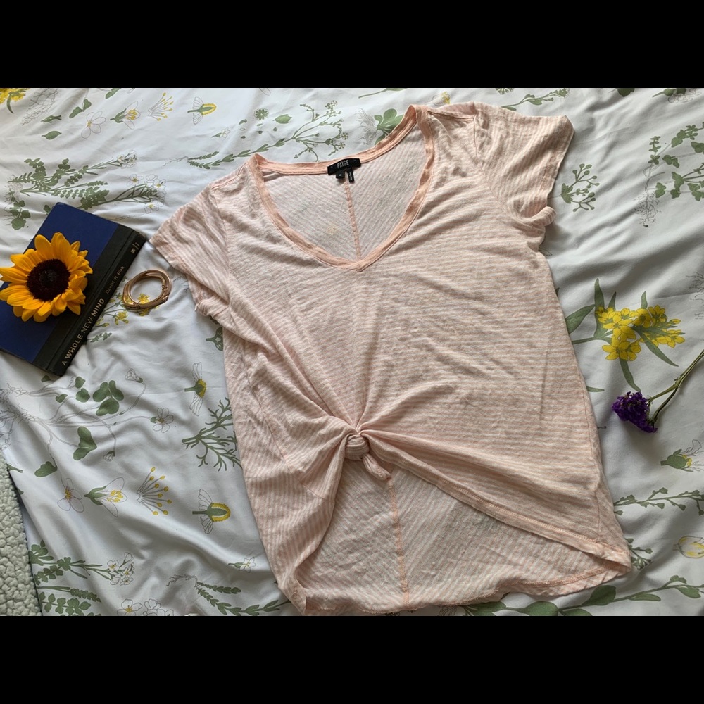 100% linen t-shirt